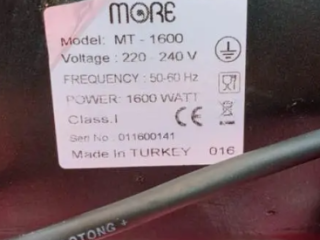صانعة الساندويتشات والشواية، MORE MT-1600، 3×1