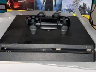 بلاي ستيشن ٤ سليم كسر زيرو للبيع باقة العاب تيرا و ٥٠٠ Ps 4 Slim tera
