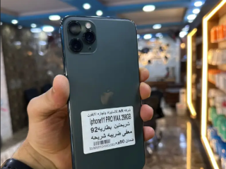 ايفون 11 برو ماكس 256 جيجا بطاريه 92 زيرو ضريبه وتر بروف مش مغير حاجه