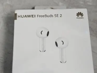 سماعه هواوي freebuds se 2 جديده متبرشمة غير مستخدم تماما